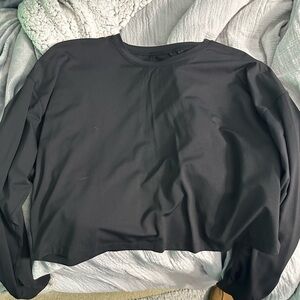 lululemon Black Crop Top